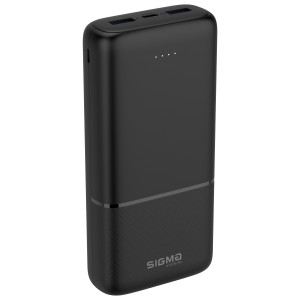 Повербанк Sigma X-power 10W 20000mAh LED Black (SI20A1)